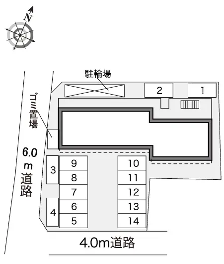 ★手数料０円★入間郡三芳町藤久保　月極駐車場（LP）